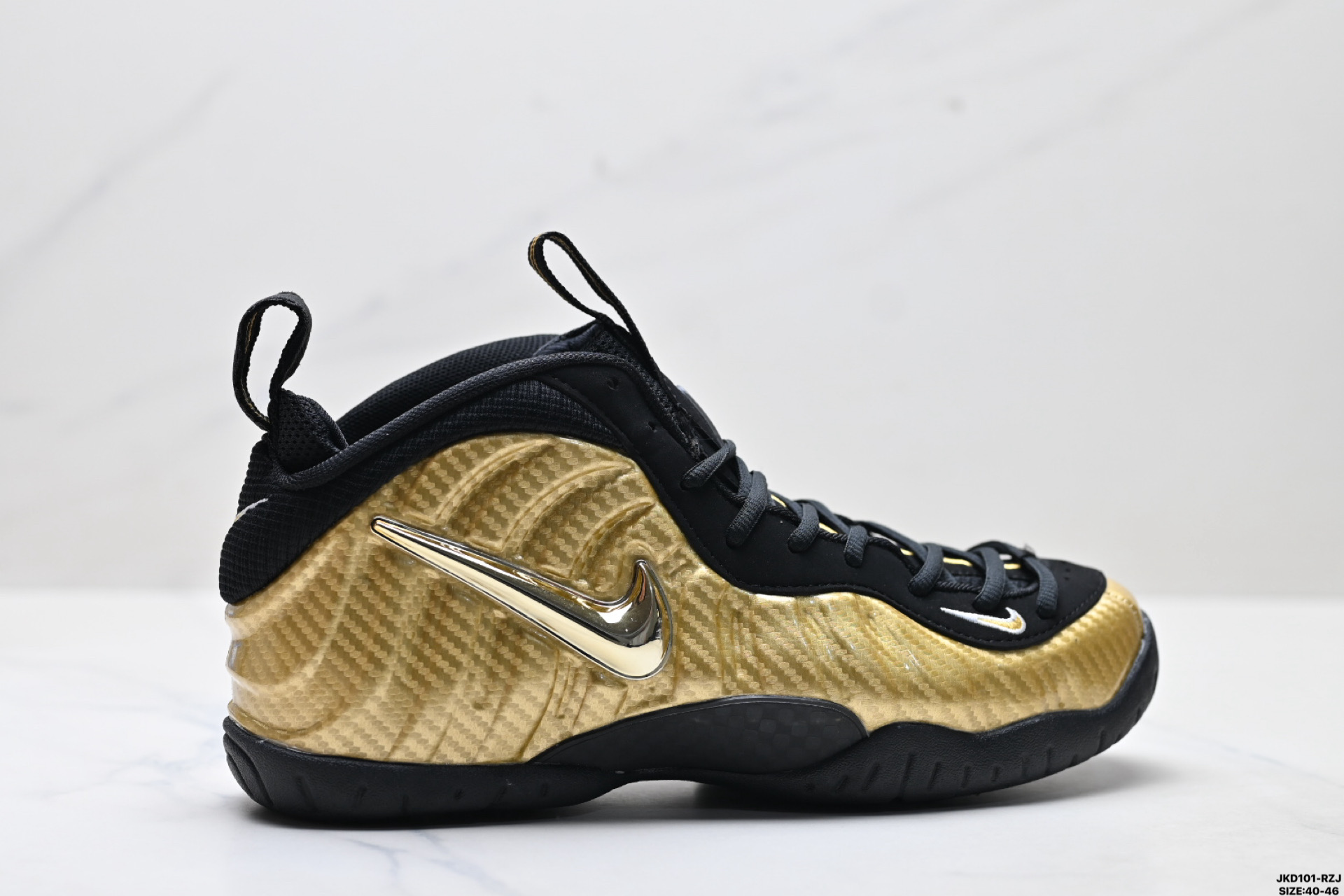 Nike Foamposite One Nike spray foam mid-top retro basketball shoes