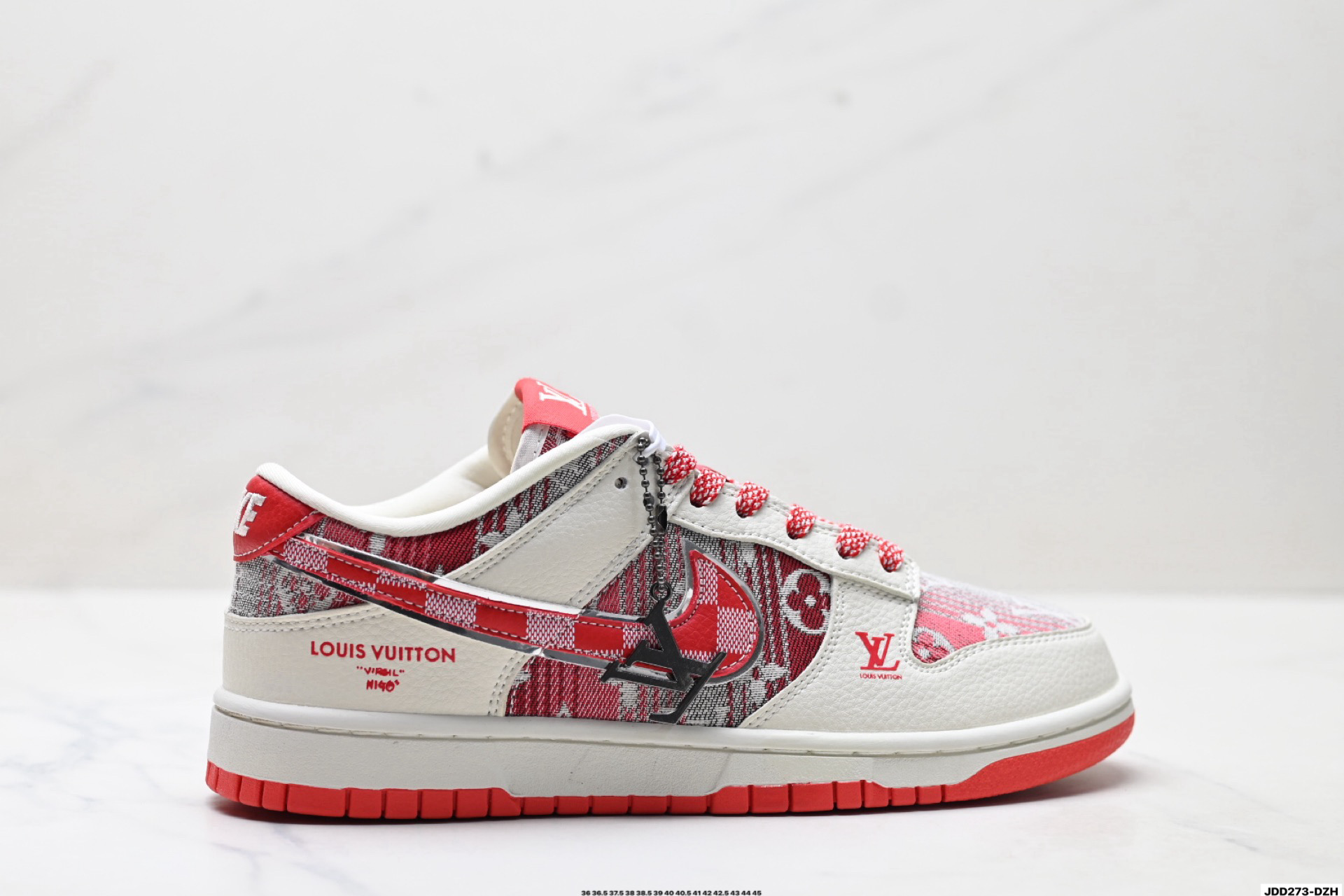 Nike Dunk Low Retro LV Monogram &amp; Damier Custom Edition