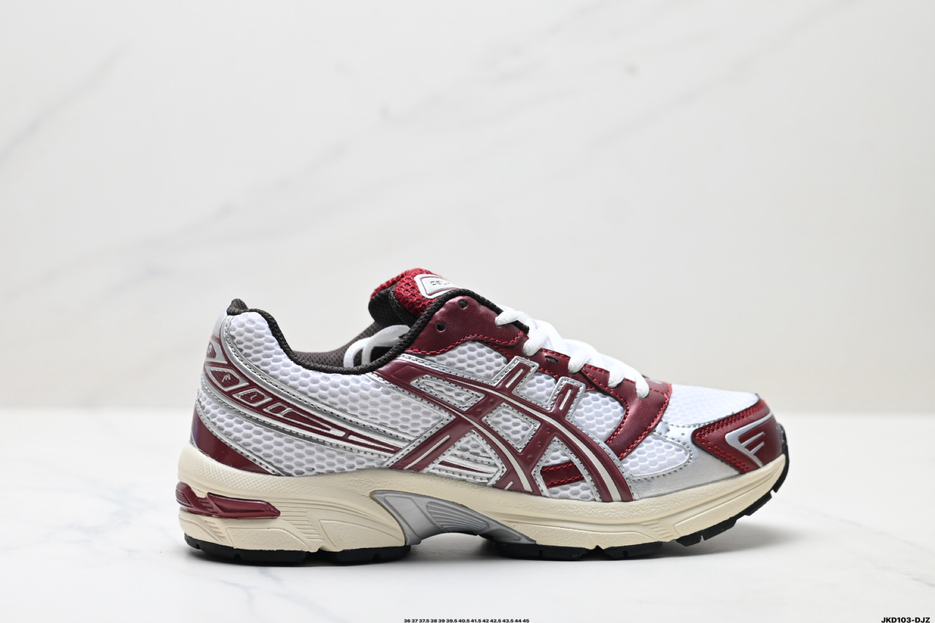 ASICS GEL-1130 White/Black/Silver Sneakers - Product Description