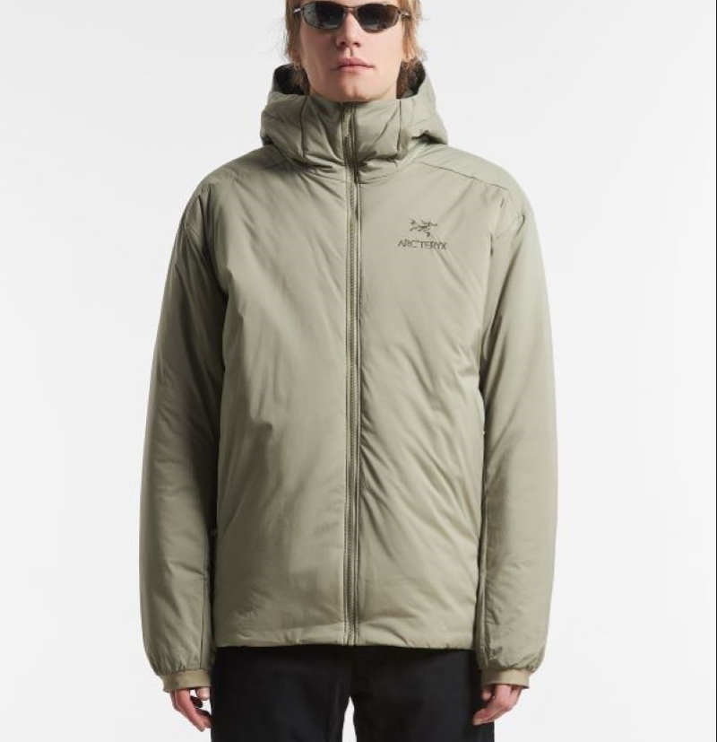 Arcteryx Atom Hoody Embroidered Logo Outdoor Wear-resistant Lightweight Waterproof Windproof Warm Hooded Jacket Cotton Jacket