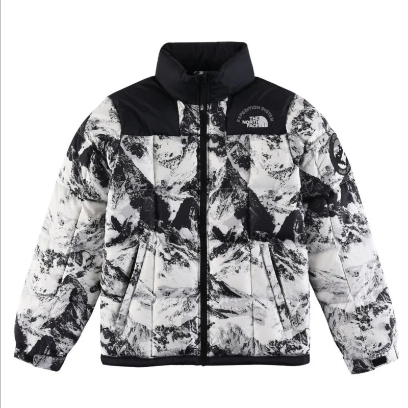 THE NORTH FACE Lhotse Unisex Winter Down Jacket, Snow Mountain, White