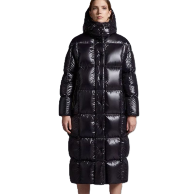 Moncler Parnaiba long women's down jacket.