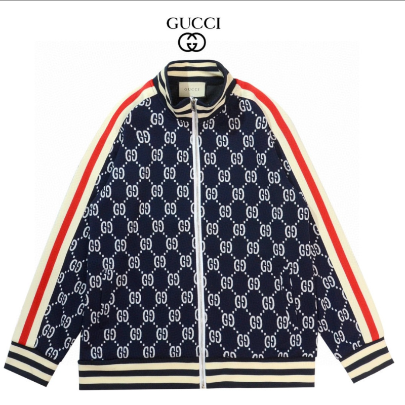 Gucci G’s classic double G all-over jacquard webbing jacket