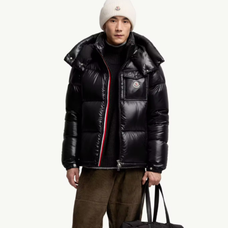 NEW Moncler Montbeliard Hooded Zip-Up Short Puffer Jacket