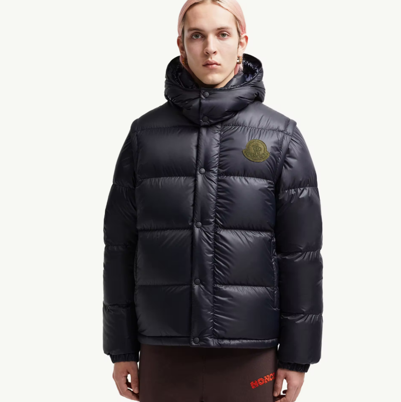 Moncler 2-in-1 hooded down jacket