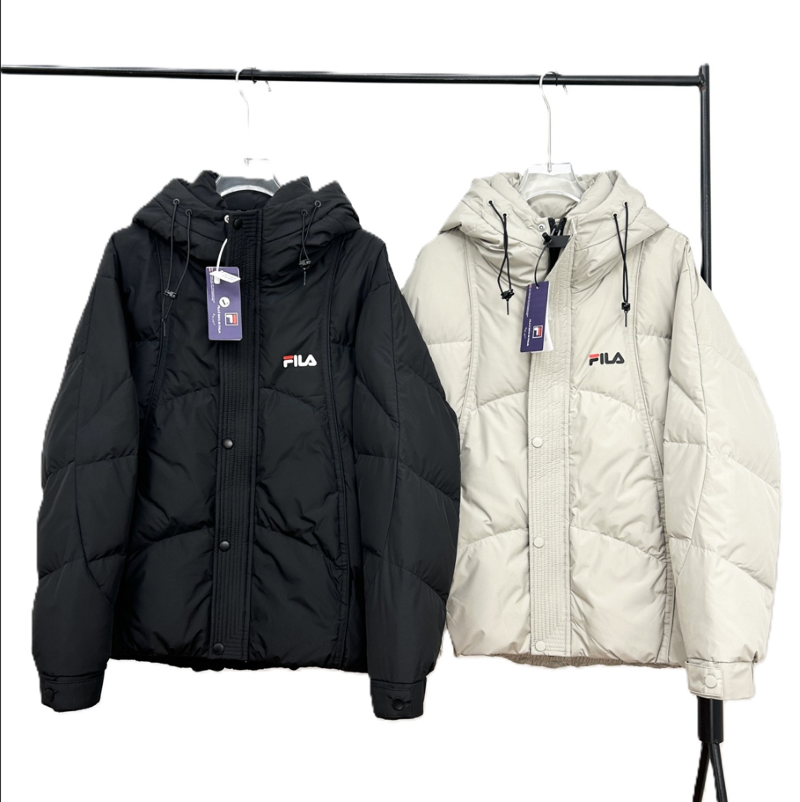 New 2025FILA outdoor hooded down jacket for both men and women!