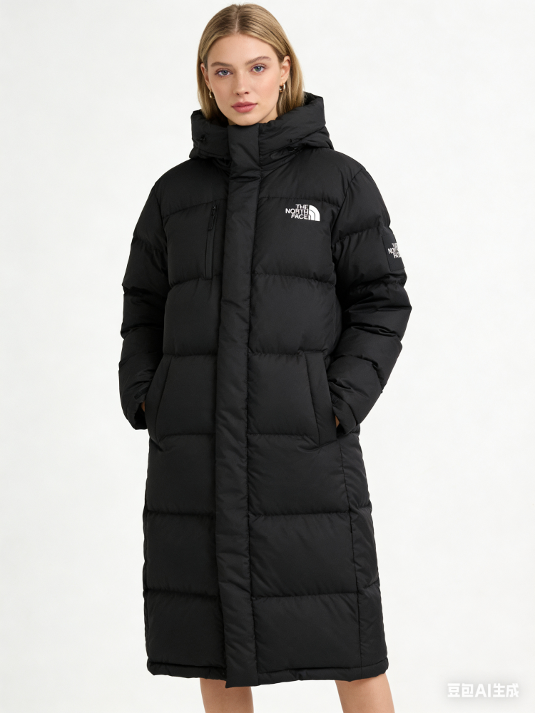 Hot selling! North down jacket! Northern couple hooded long down jacket