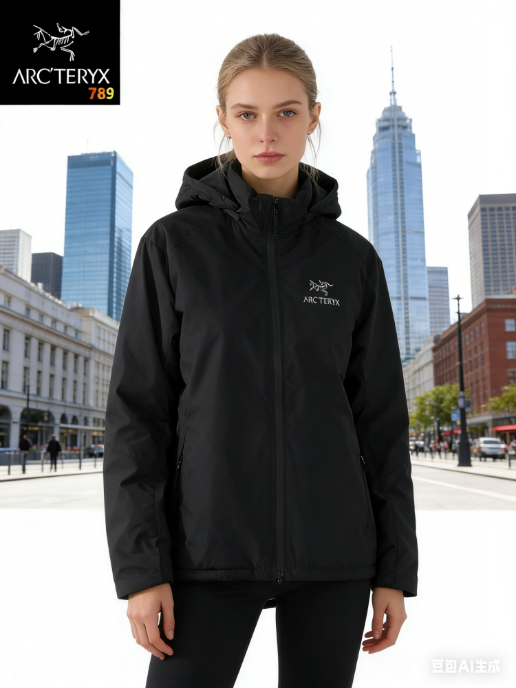 ARC'TERYX Black Hooded Warm Jacket